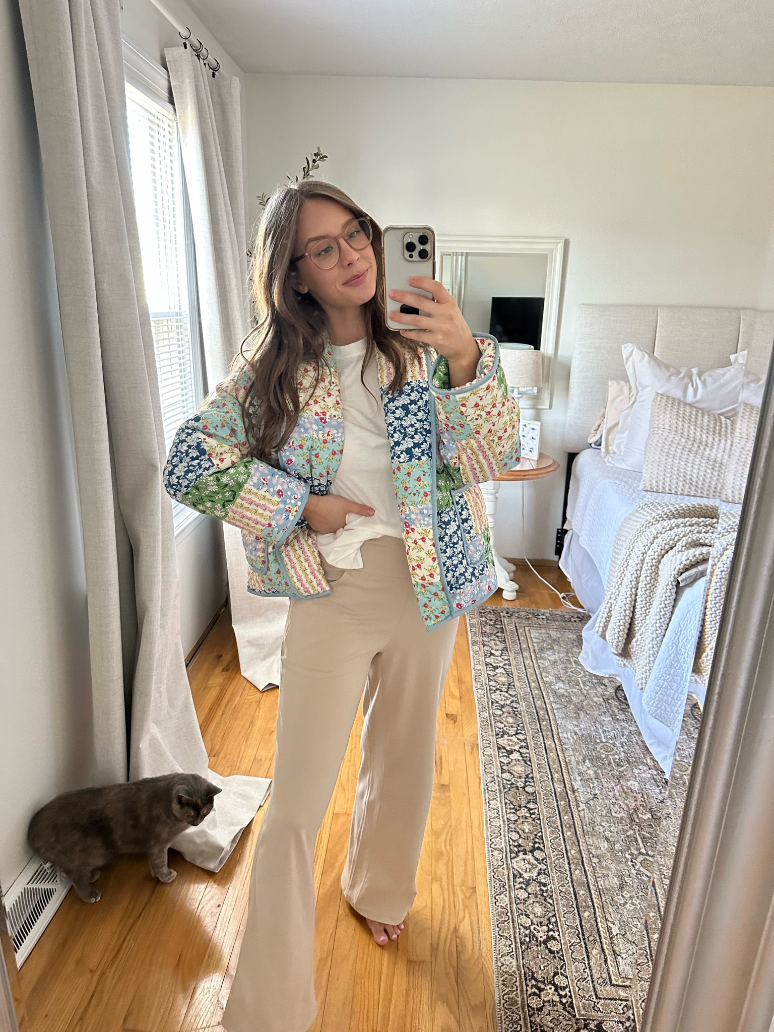 Amazon quilted jacket and wide leg yoga pant. Use code AFLTK for % off on mock neck tee! 

#LTKfindsunder50 #LTKSpringSale #LTKsalealert