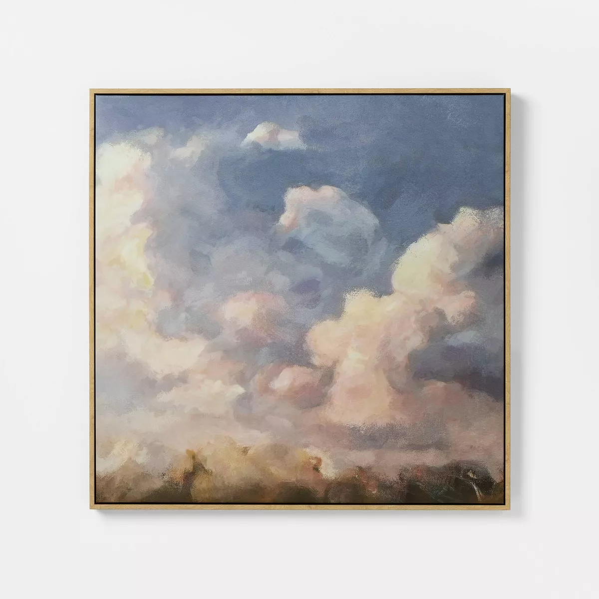 30"x30" Clouds Framed Canvas - Threshold™ designed with Studio McGee | Target