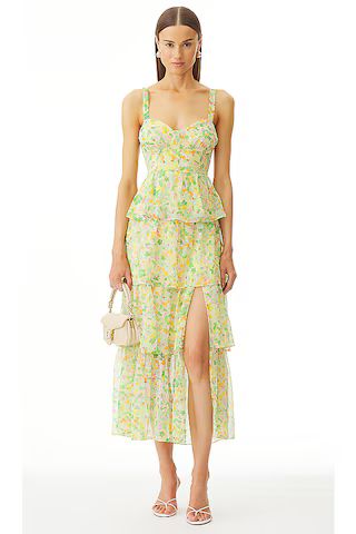 ASTR the Label Midsummer Dress in Yellow Green Multi from Revolve.com | Revolve Clothing (Global)