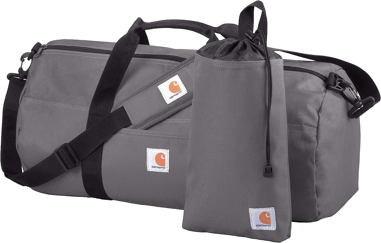 Carhartt Trade Series 2-in-1 Packable Duffel with Utility Pouch, Grey, Medium (21.5-Inch) | Amazon (US)