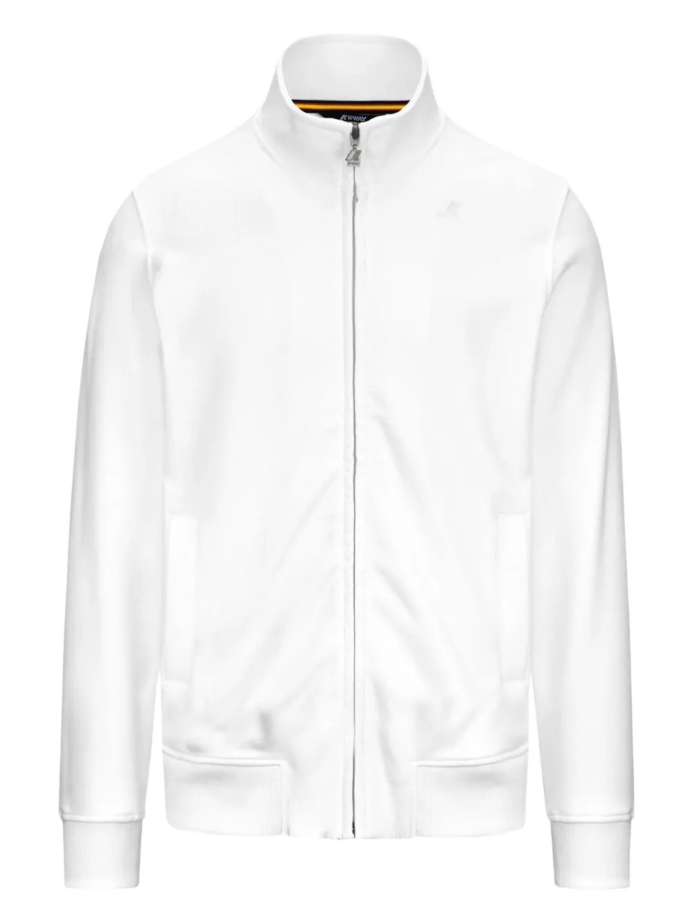 K-Way zip-up jacket - White | Farfetch Global
