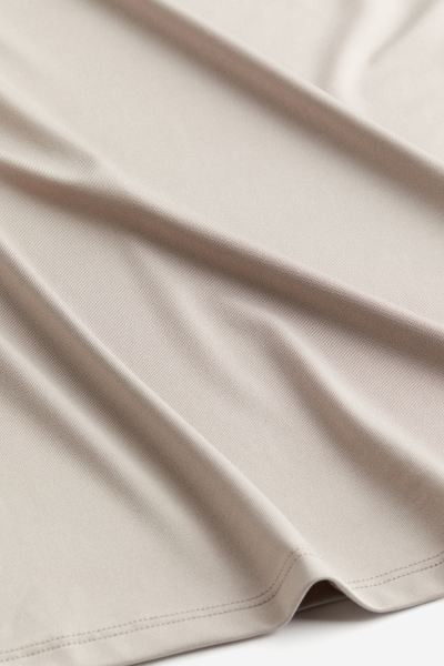 Microfiber Sleeveless Top - Light taupe - Ladies | H&M US | H&M (US + CA)