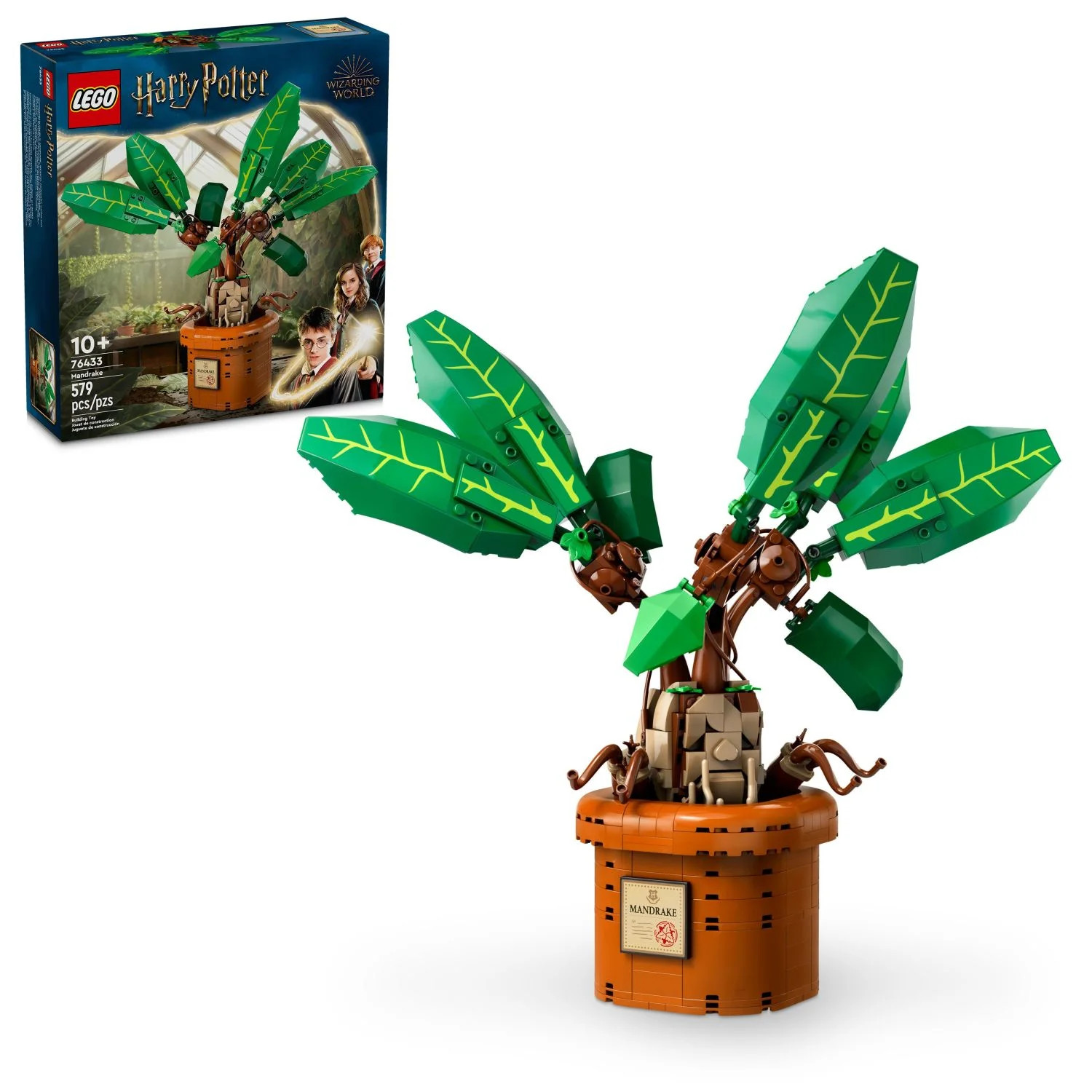 LEGO Harry Potter Mandrake Figure & Pot Plant Toy, Harry Potter Collectible Gift Idea for Kids, M... | Walmart (US)