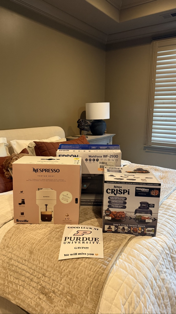 #AD #Targetpartner  It's a bittersweet moment for us 🥹 Our Gavin boy is heading off to college very soon. I can't believe how fast time has flown by 😭We’re getting ahead of the back-to-college rush and checking off Gavin’s dorm essentials before move-in day. 

So excited to partner with @Target for Target Circle Deal Days! ❤️From a Nespresso machine (because coffee is definitely a college essential ☕️) to a Ninja air fryer that he uses all the time at home, we’re stocking up on the items he’ll actually use every day.
If you have a student heading off to college this year, now is the perfect time to shop and save on all those must-have essentials.

Target Circle Deal Days are happening from June 22nd through June 26th!

#Target #TargetPartner #AD #TargetCircleDealDays #BackToCollege #CollegeEssentials #DormRoomDecor #DormRoomFinds #TargetFinds #CollegeShopping

#LTKSaleAlert
