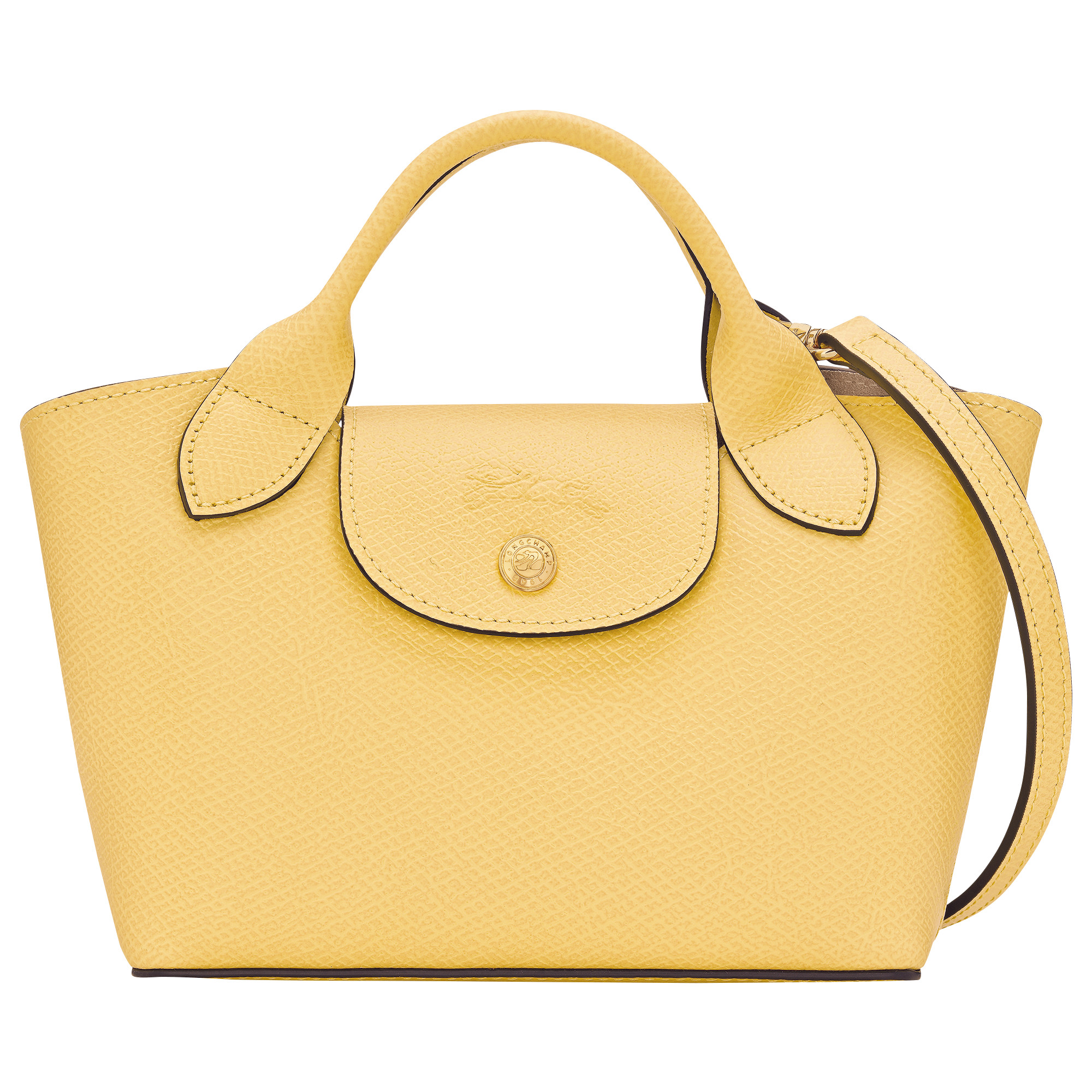 Épure XS Tote bag Yellow Chick - Leather | Longchamp US | Longchamp
