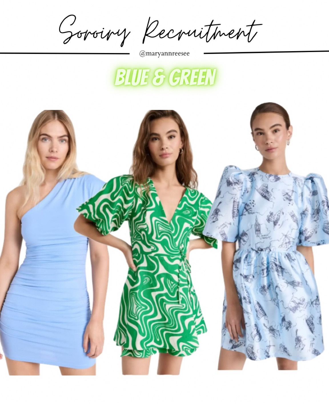 Blue & Green Dresses

#LTKunder100 #LTKFind #LTKstyletip