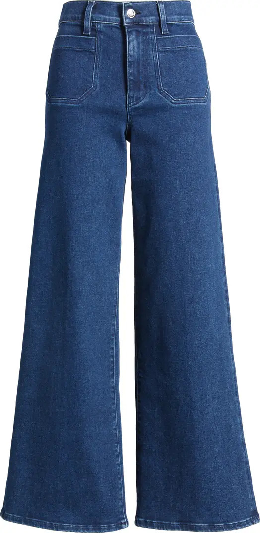 Le Slim Palazzo Patch Pocket High Waist Wide Leg Jeans | Nordstrom