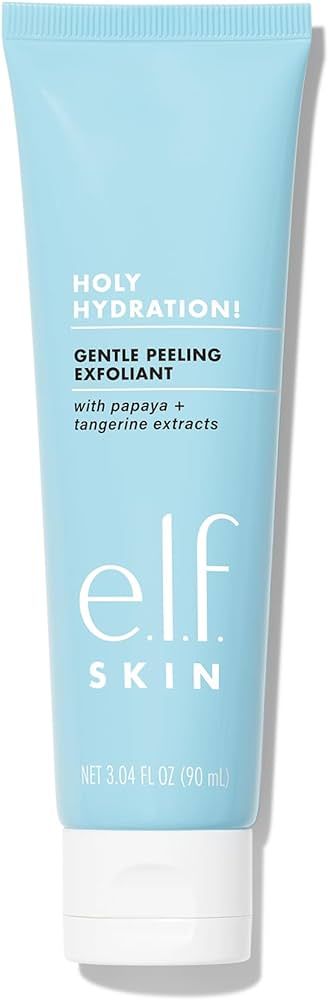 e.l.f. SKIN Gentle Peeling Exfoliant Face Cleanser, Non-Harsh Liquid Formula, Creates A Glowing, ... | Amazon (US)