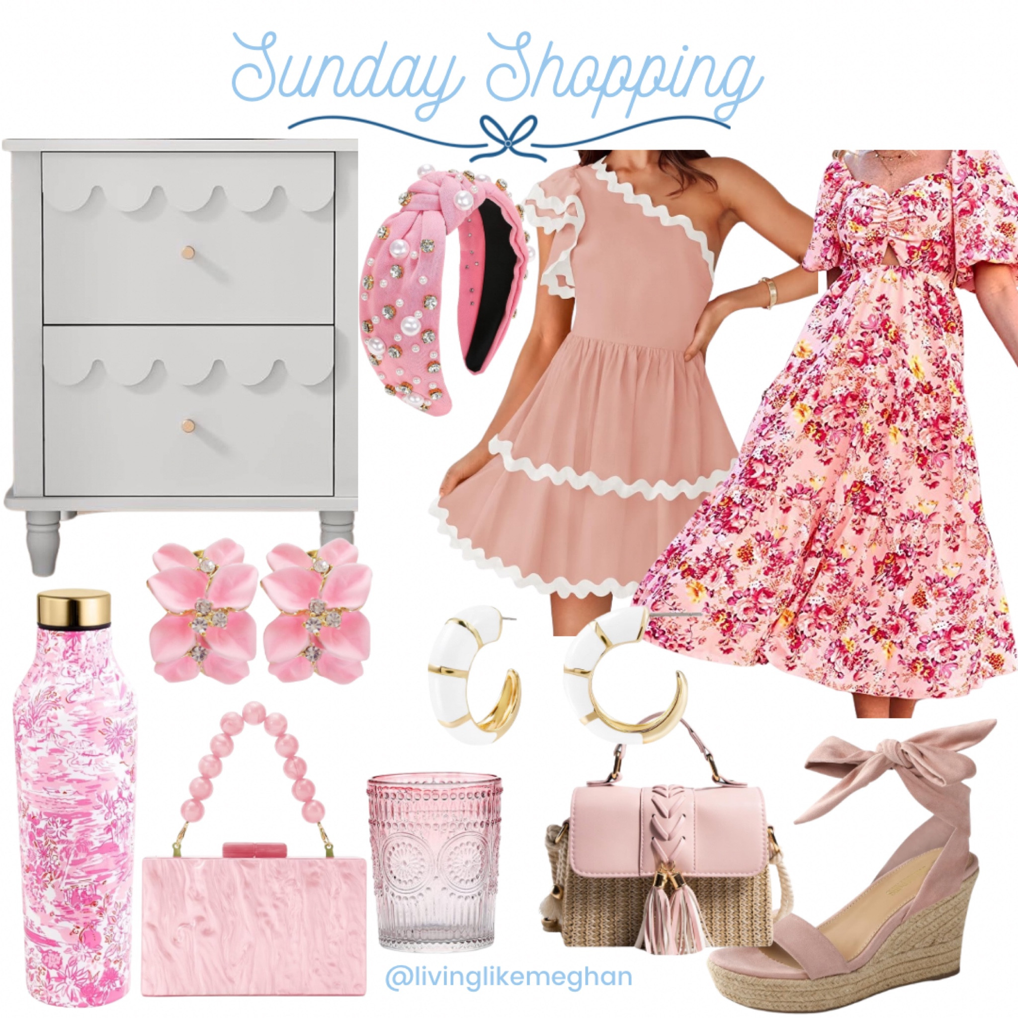 Pink home and fashion finds





Amazon finds, Sunday shopping, Amazon fashion, Amazon home, summer dresses, summer outfit, summer dress, summer sandals, acrylic purse, earrings, raffia, headband, embellished, nightstand, scalloped edge, water bottle, earrings, sandals

#LTKShoeCrush #LTKItBag #LTKHome