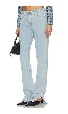 LIONESS Alabama Jeans in Light Denim from Revolve.com | Revolve Clothing (Global)