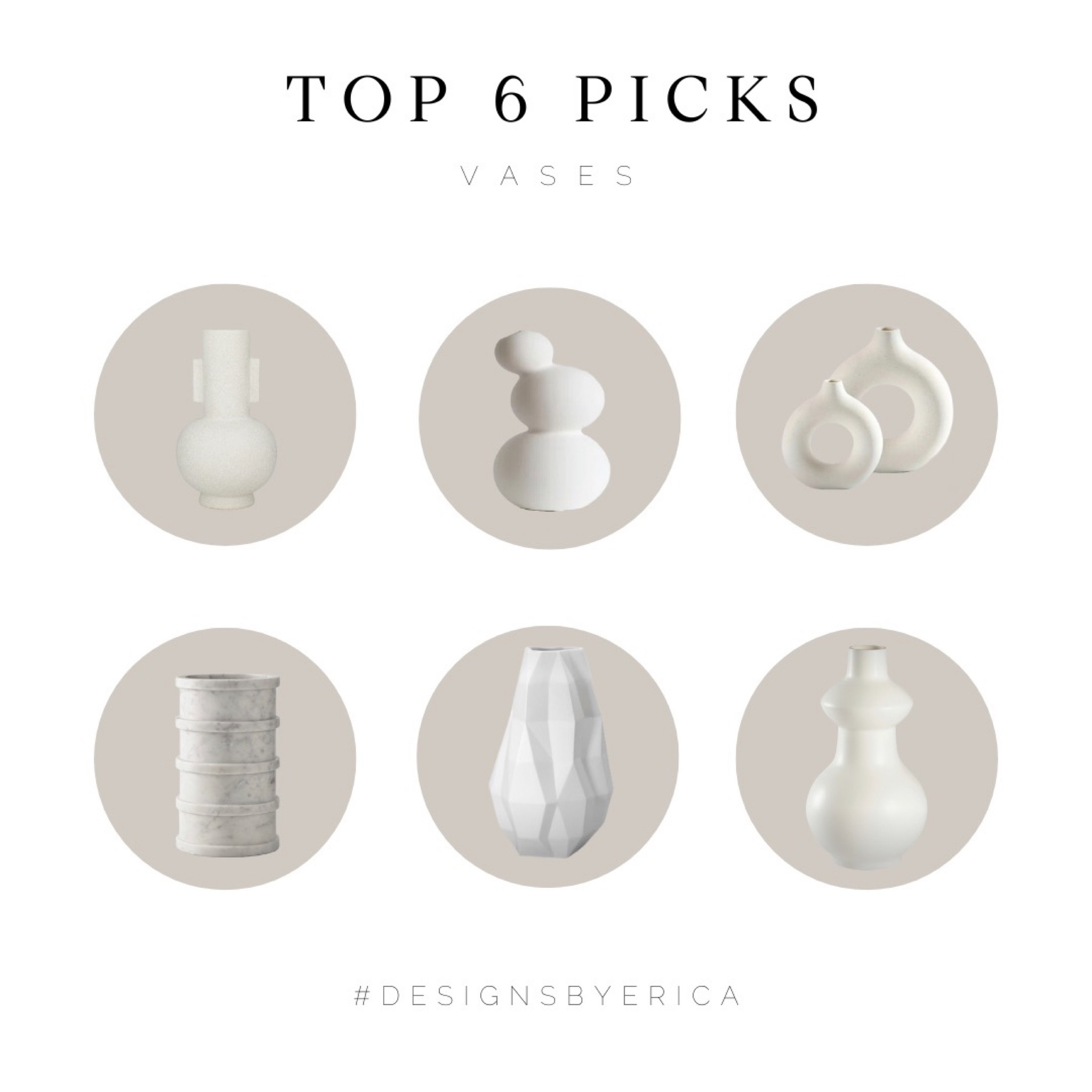 🏺✨ Top 6 Picks: Modern White Vases ✨🏺

Looking to spruce up your living space with some chic decor? We've got you covered! Check out our curated list of modern white vases from All Modern, Neiman Marcus, and Williams Sonoma that will instantly elevate your home's style! 🏡💐

🌸 Shop our Top 6 Picks now and transform your home into a contemporary oasis with these beautiful vases! 🌸

#HomeDecor #ModernVases #InteriorDesign #WhiteVases #AllModern #NeimanMarcus #WilliamsSonoma #ShopLTK #DecorInspo #ChicLiving

#LTKhome #LTKstyletip #LTKFind