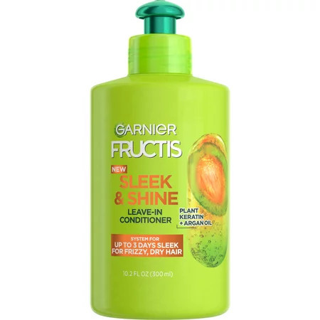 Garnier Fructis Sleek and Shine Leave In Conditioner with Argan Oil 10.2 fl oz | Walmart (US)