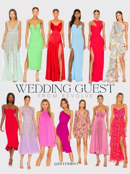 So many great dresses for your upcoming wedding! Summer wedding, wedding guest dress, long dress, floral dress, pastel dress, red dress, green dress, revolve dress, formal wedding guest dress

#LTKWedding #LTKStyleTip #LTKSeasonal