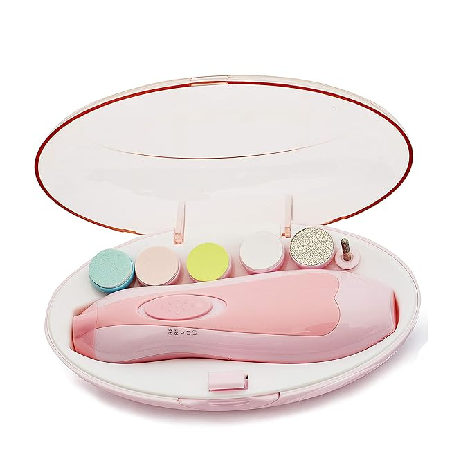 Glopole Baby Nail Trimmer File with Light - Safe Electric Nail Clippers Kit for Newborn Infant To... | Amazon (US)