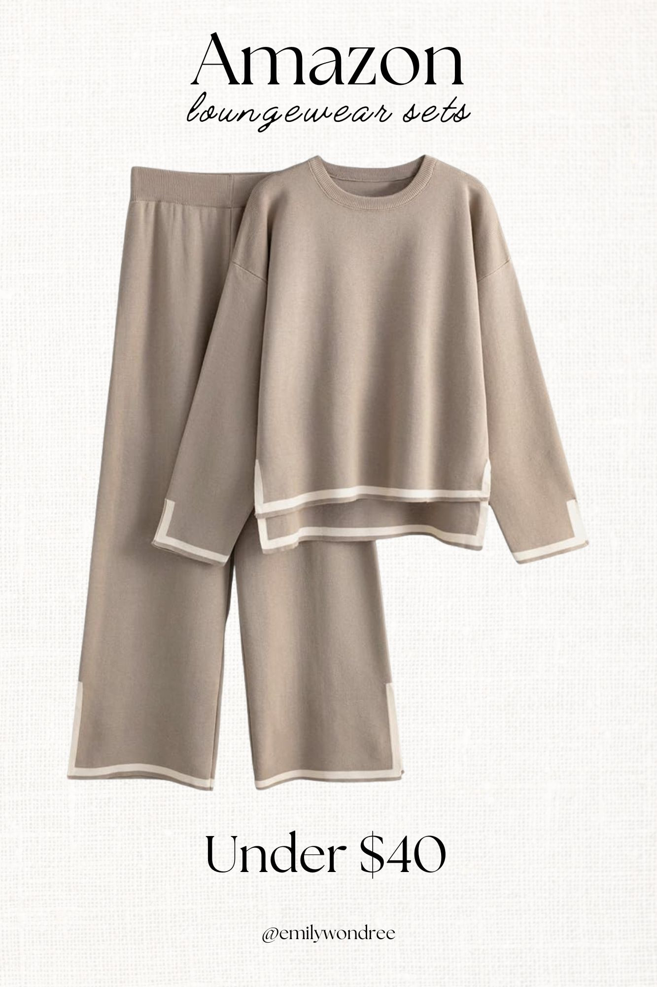 Amazon Longwear Sets #amazon #loungewear #loungeset #set 

 #LTKSeasonal #LTKHome