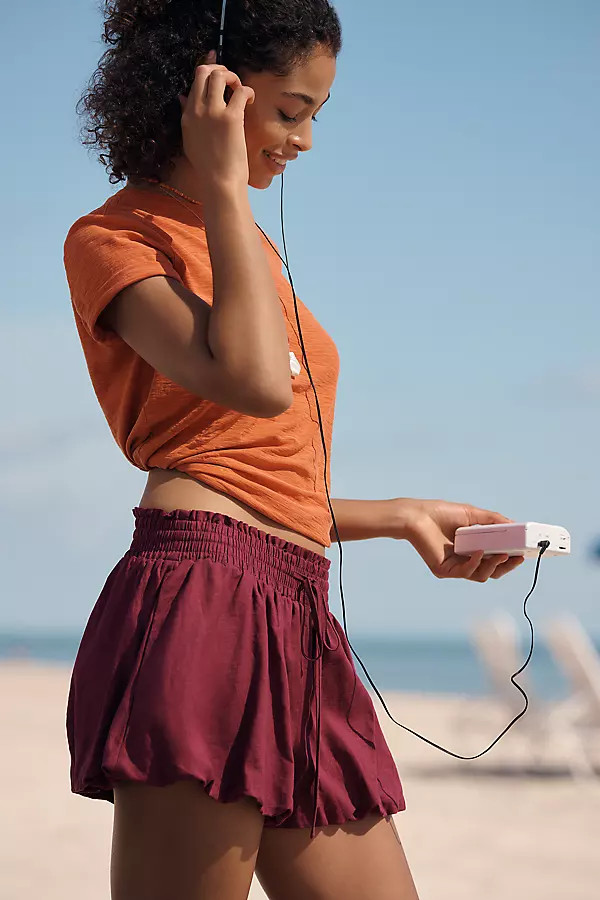 Celandine Bubble Bloomer Shorts | Anthropologie (US)