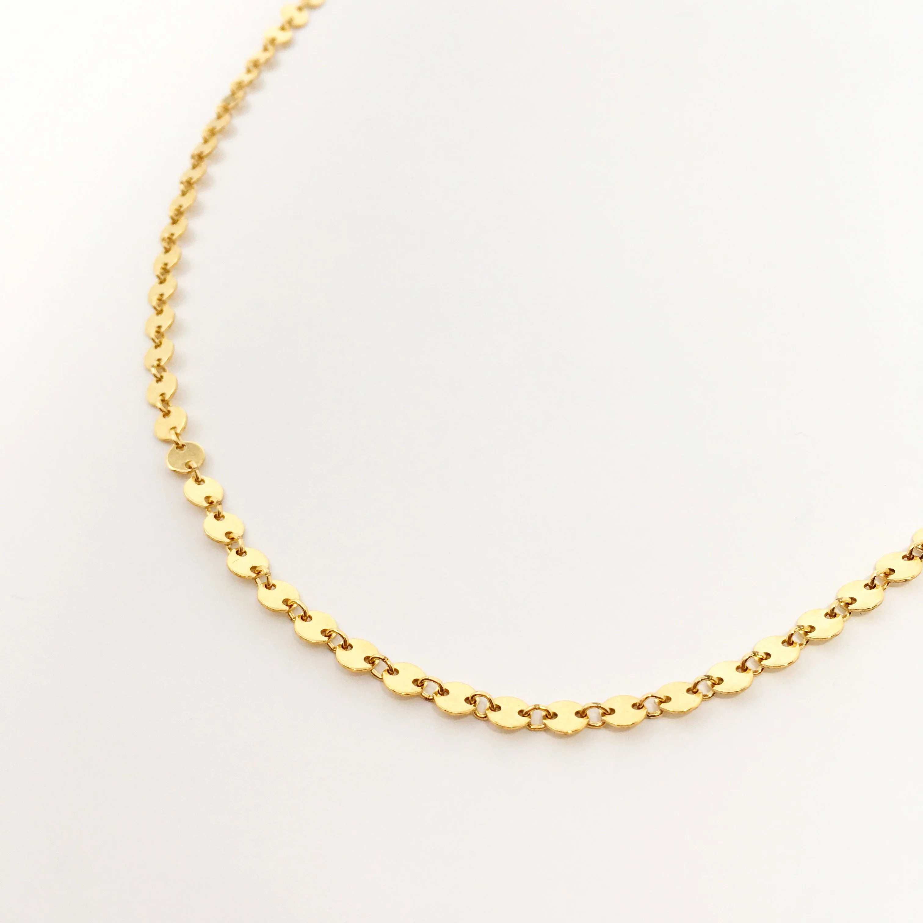 Luna Disc Chain Necklace | MTT Collective