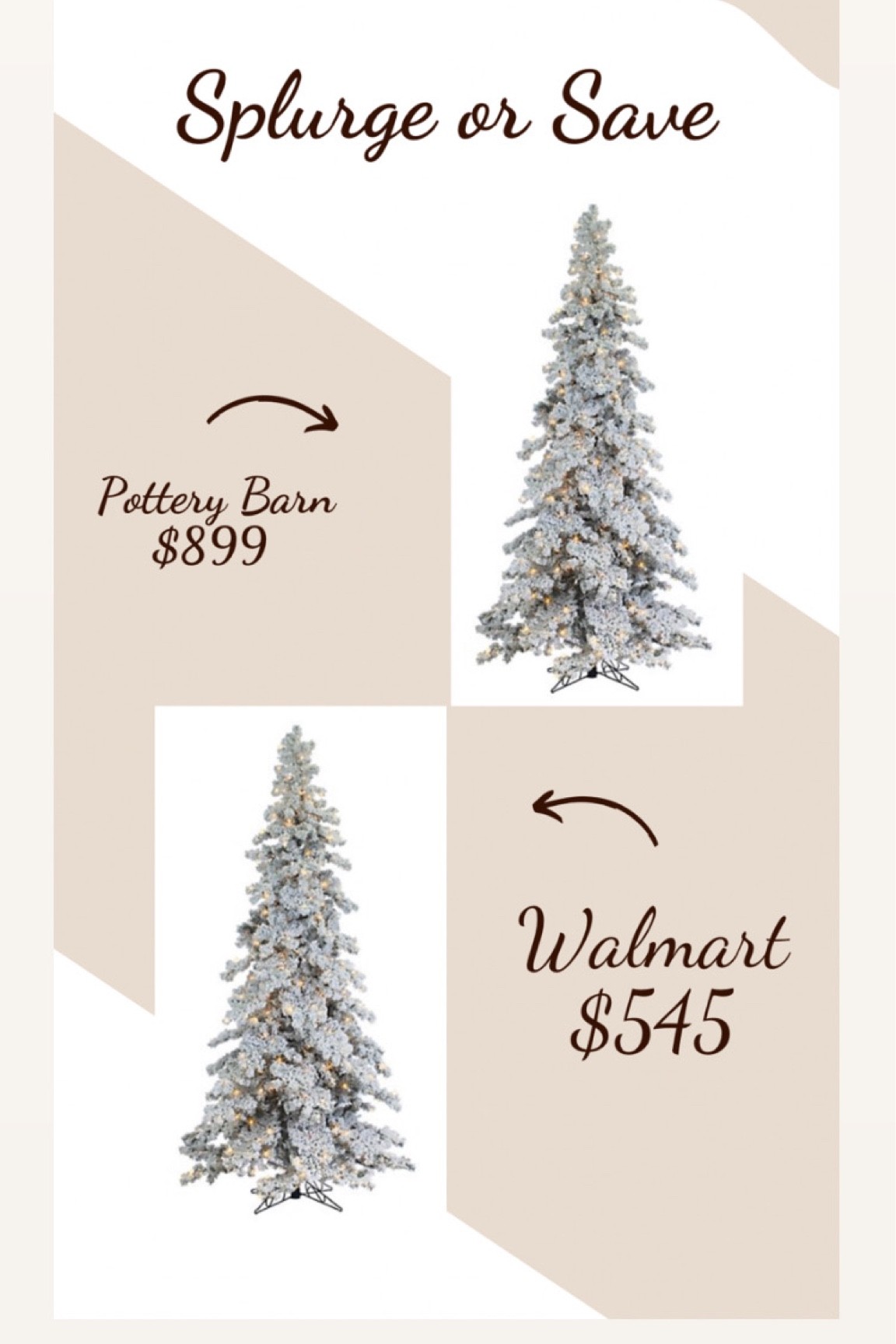 Pottery Barn dupe!
Christmas tree
Flocked tree 
Christmas decor 
Walmart 
Pottery barn 

#LTKhome #LTKHoliday #LTKstyletip