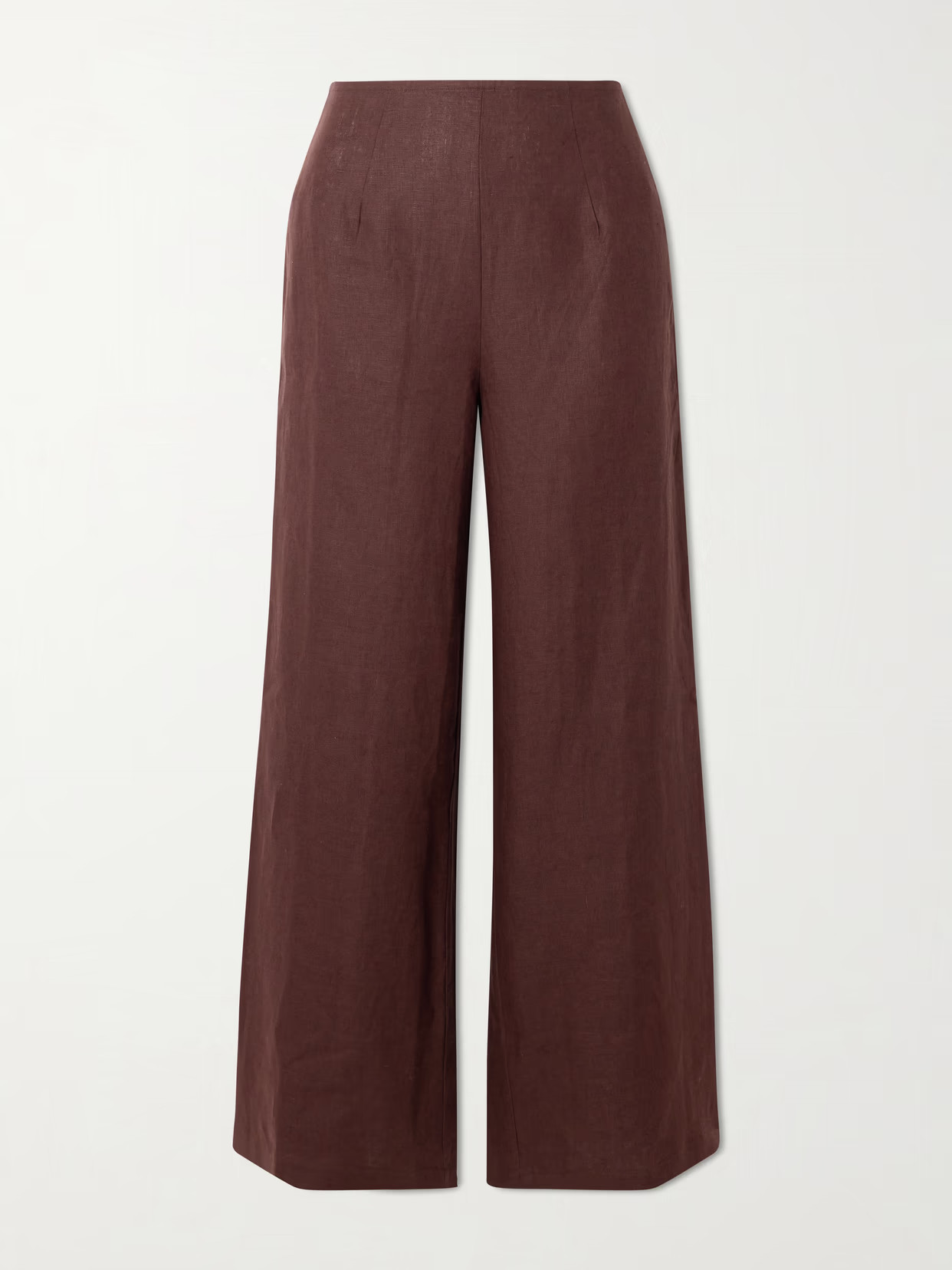 Faithfull - Syna Linen Wide-leg Pants - Brown | NET-A-PORTER (US)