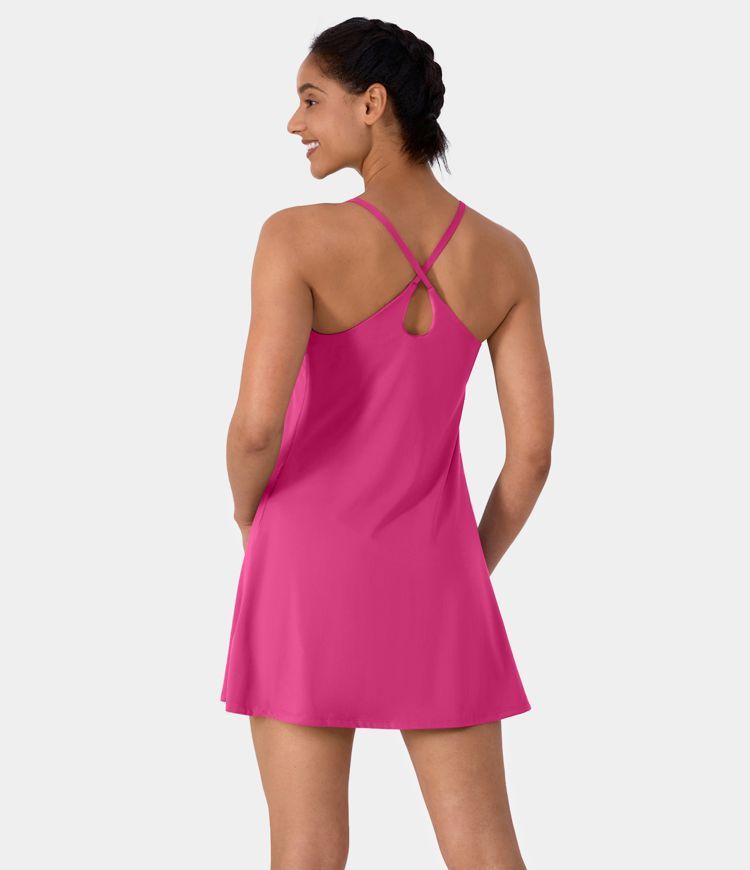 Softlyzero™ Plush Backless Active Dress-Easy Peezy Edition-UPF50+ | HALARA