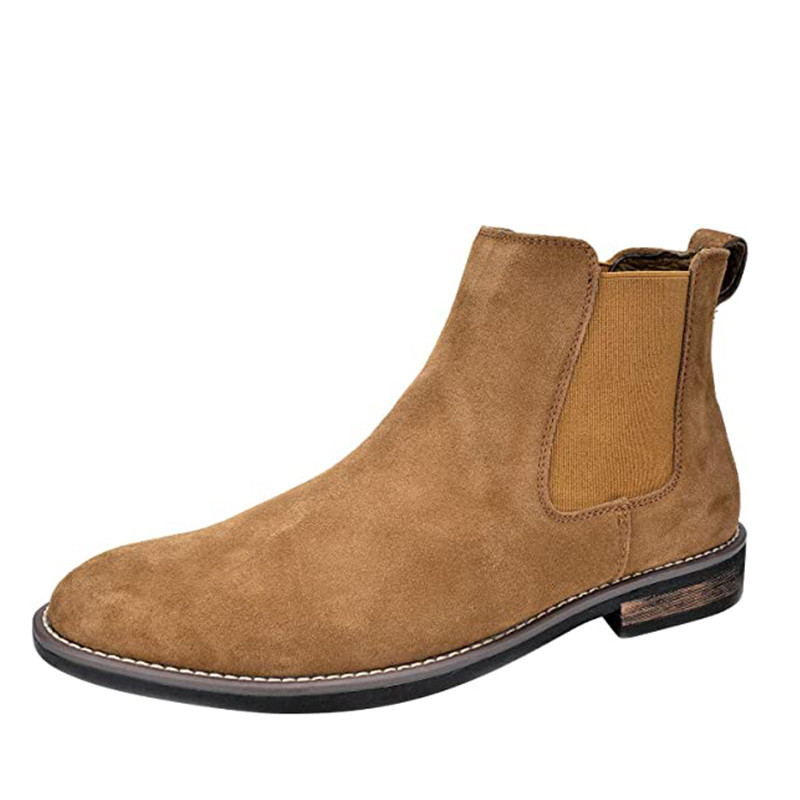 Men's Timeless Suede Leather Chelsea Boots | Bruno Marc
