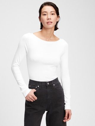 Modern Boatneck T-Shirt | Gap (US)