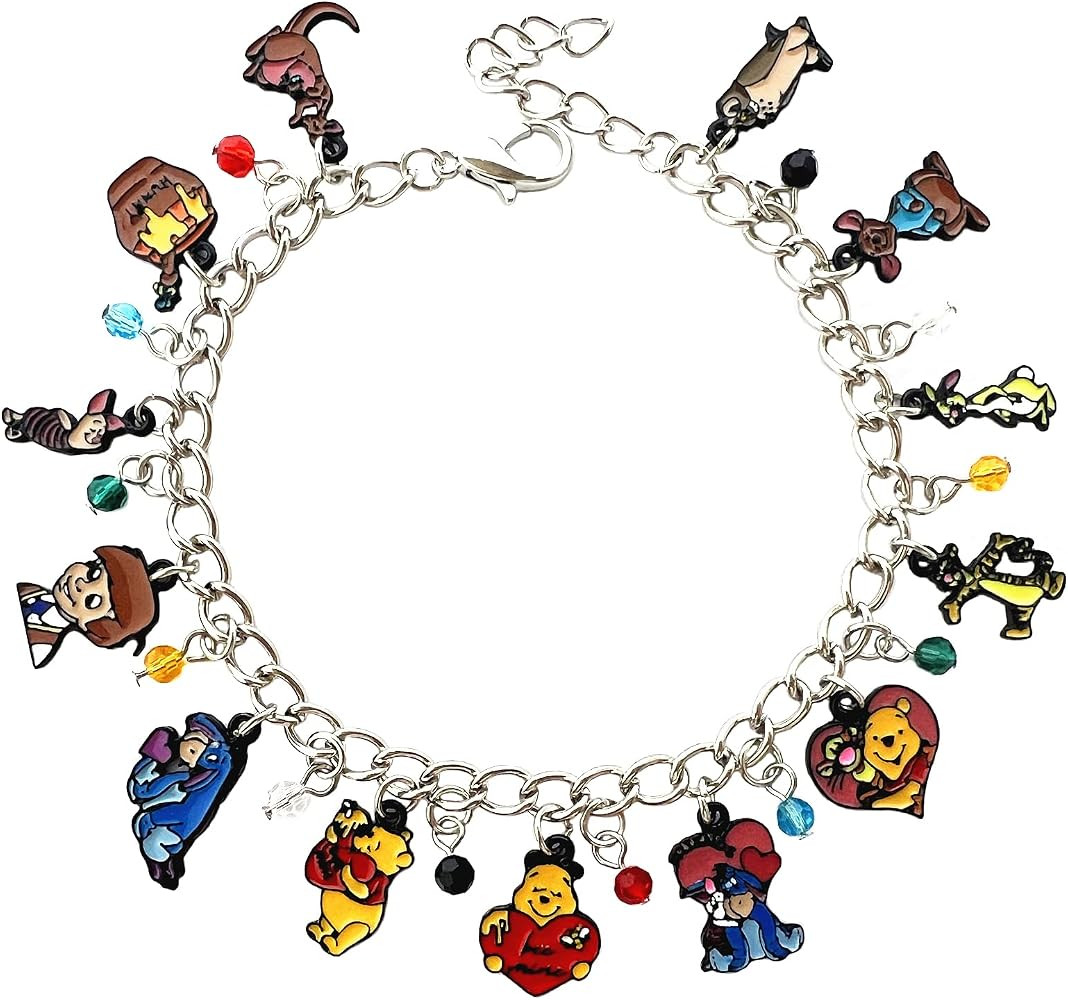 Winnie Bracelet Metal Charm Bracelet for Men and Women | Amazon (US)