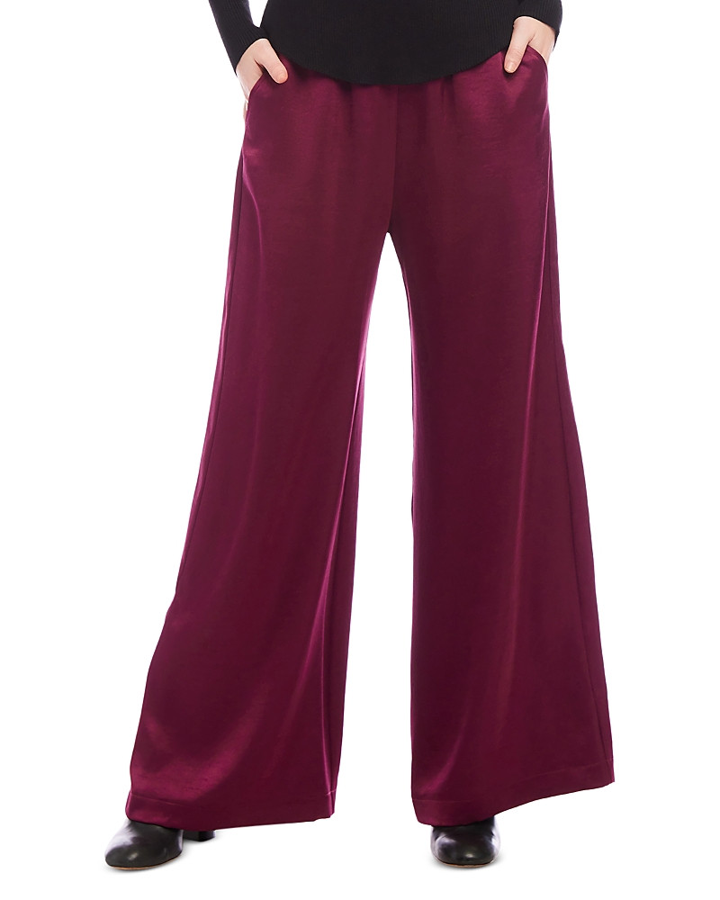 Karen Kane Wide Leg Satin Pants | Bloomingdale's (US)