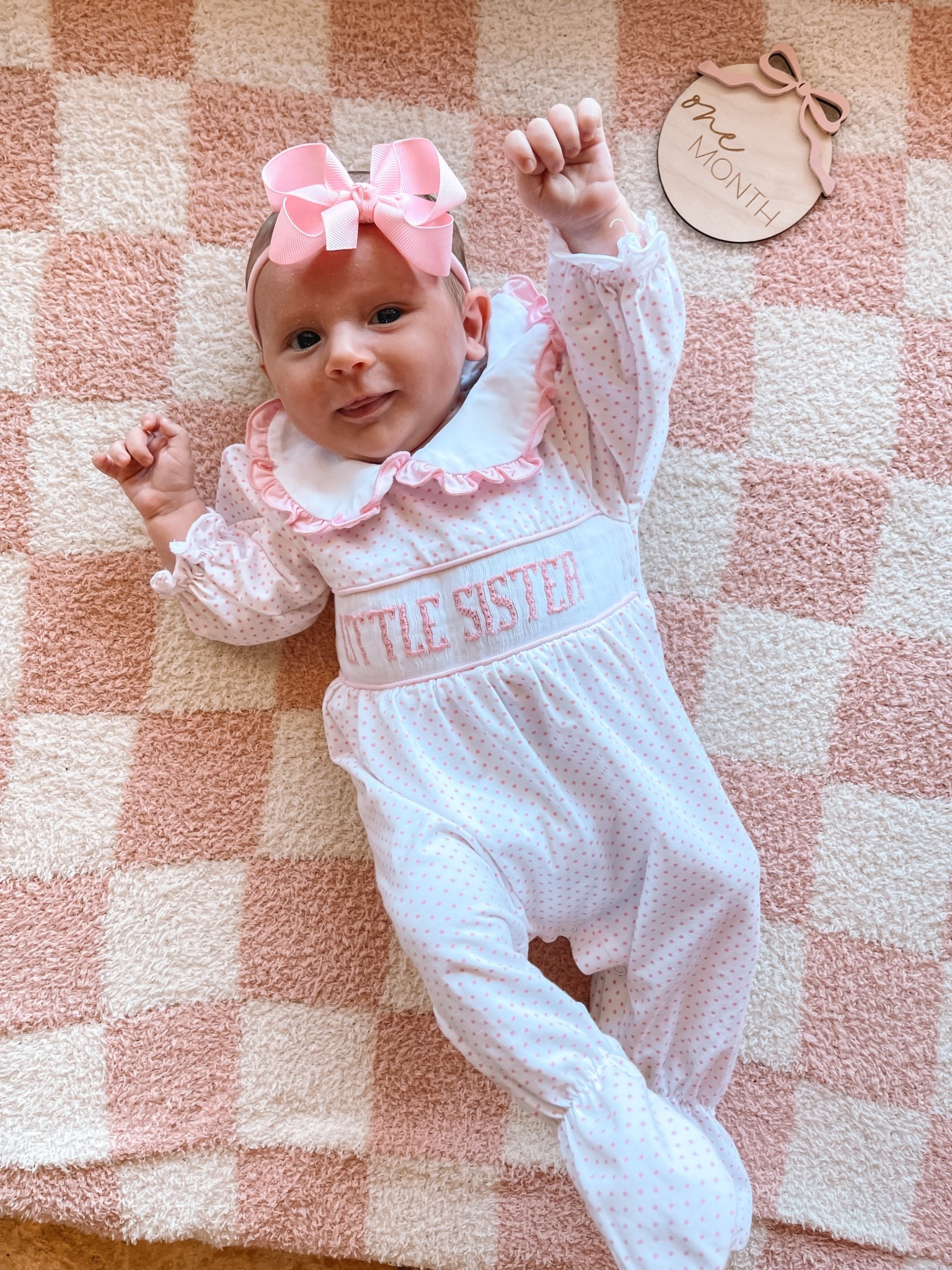 Newborn baby girl milestone • Etsy shop • small business • 

Caden lane code: RHEALEAH 

#LTKBump #LTKBaby #LTKKids