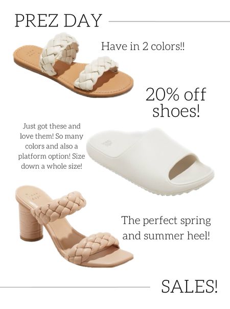 Presidents’ Day sales! Target 20% shoes for the family! Sandals heels slides slip ons flats spring and summer outfits vacation spring break. Sale alert deal of the day wild fable a new day target find

#LTKFind #LTKunder50 #LTKshoecrush