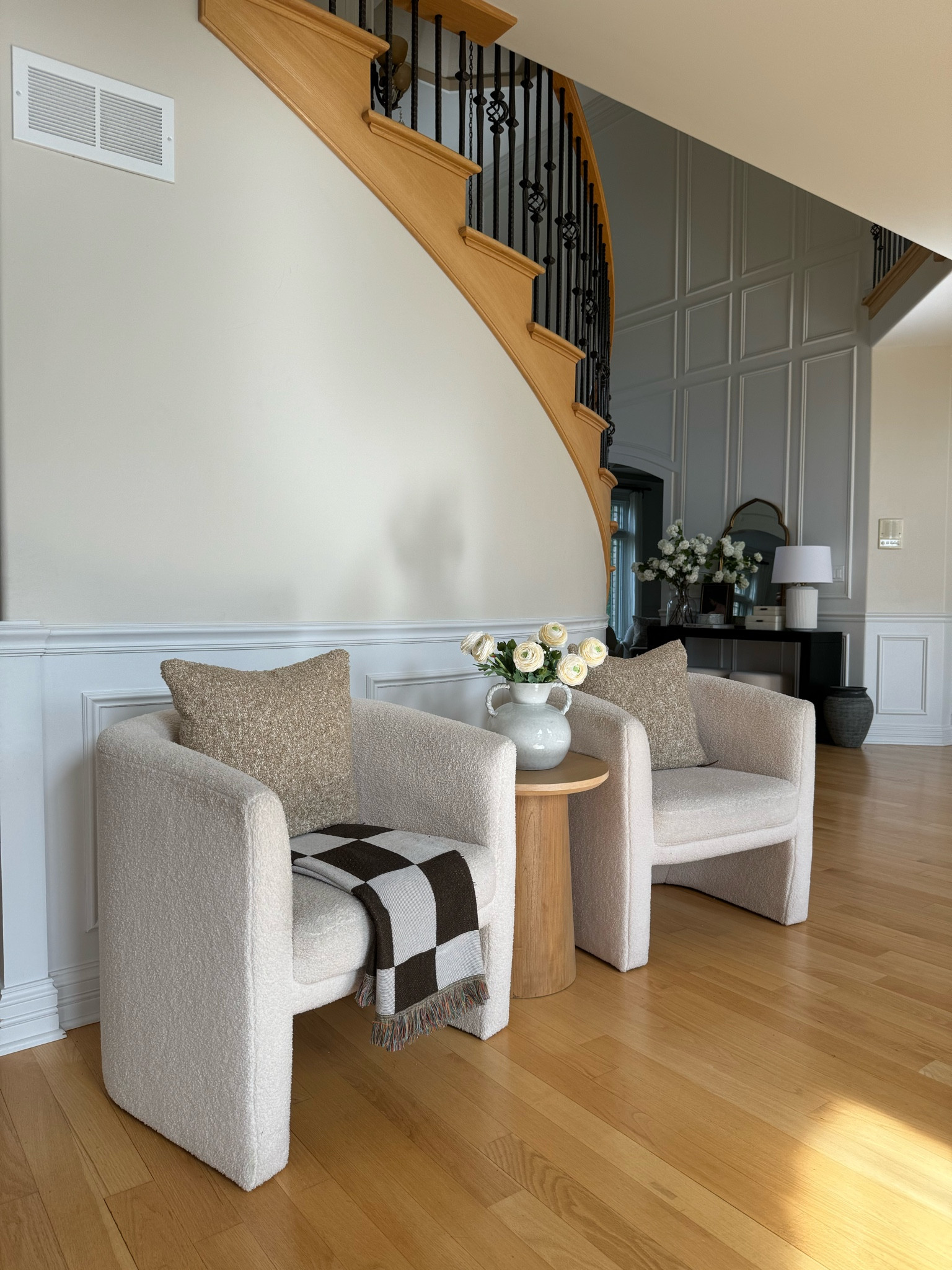 My favorite designer inspired chairs! I love  them so much I got them in velvet brown color in our bedroom. Also, swapped out my tulips for these pretty summer stems.

Target style, Target, accent chair, side table, Amazon home, Studio McGee, throw pillow, home decor, modern organic, 

#LTKSaleAlert #LTKStyleTip #LTKHome