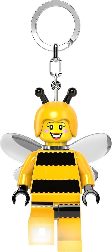 LEGO Minifigures Large 3 Inch Tall Figure Keychain Light - Bumblebee Girl (KE211H) | Amazon (US)