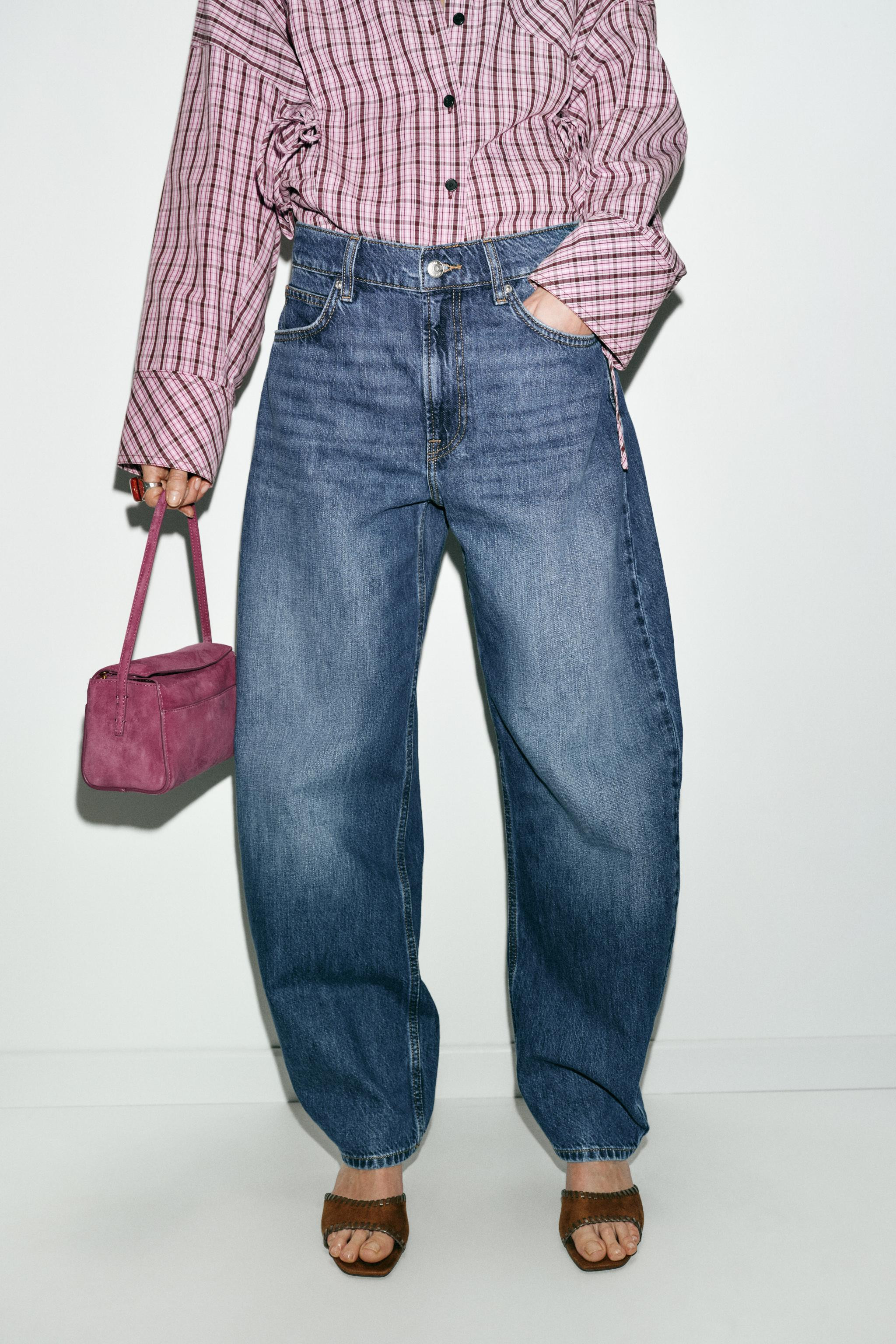 JEANS Z1975 BARREL HIGH-WAIST | Zara UK