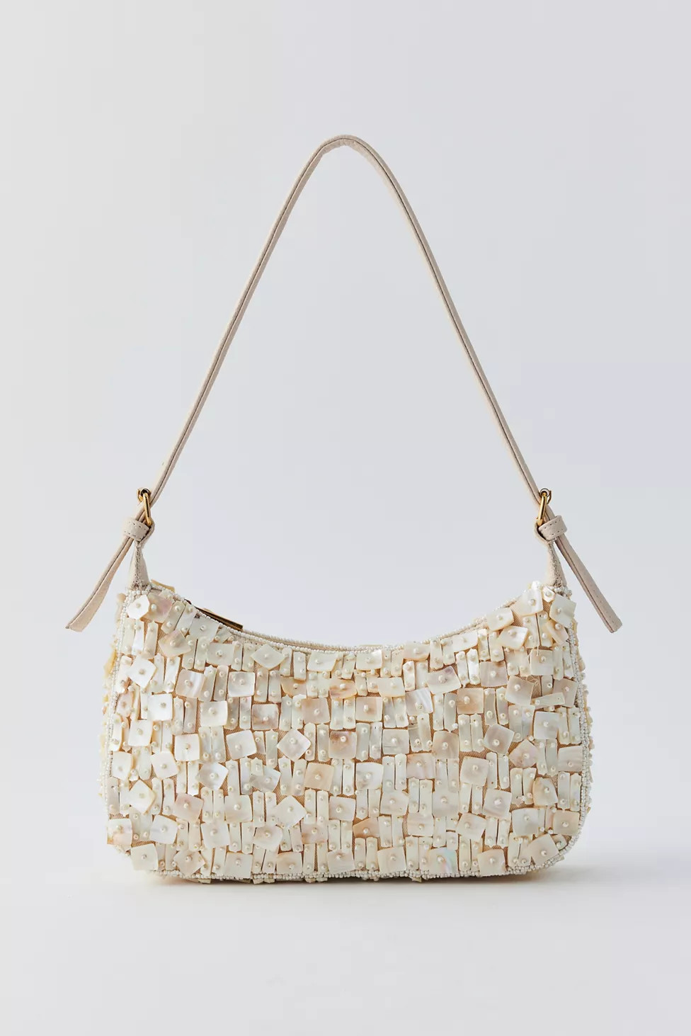 Kimchi Blue Shell Paillette Baguette Bag | Urban Outfitters (US and RoW)