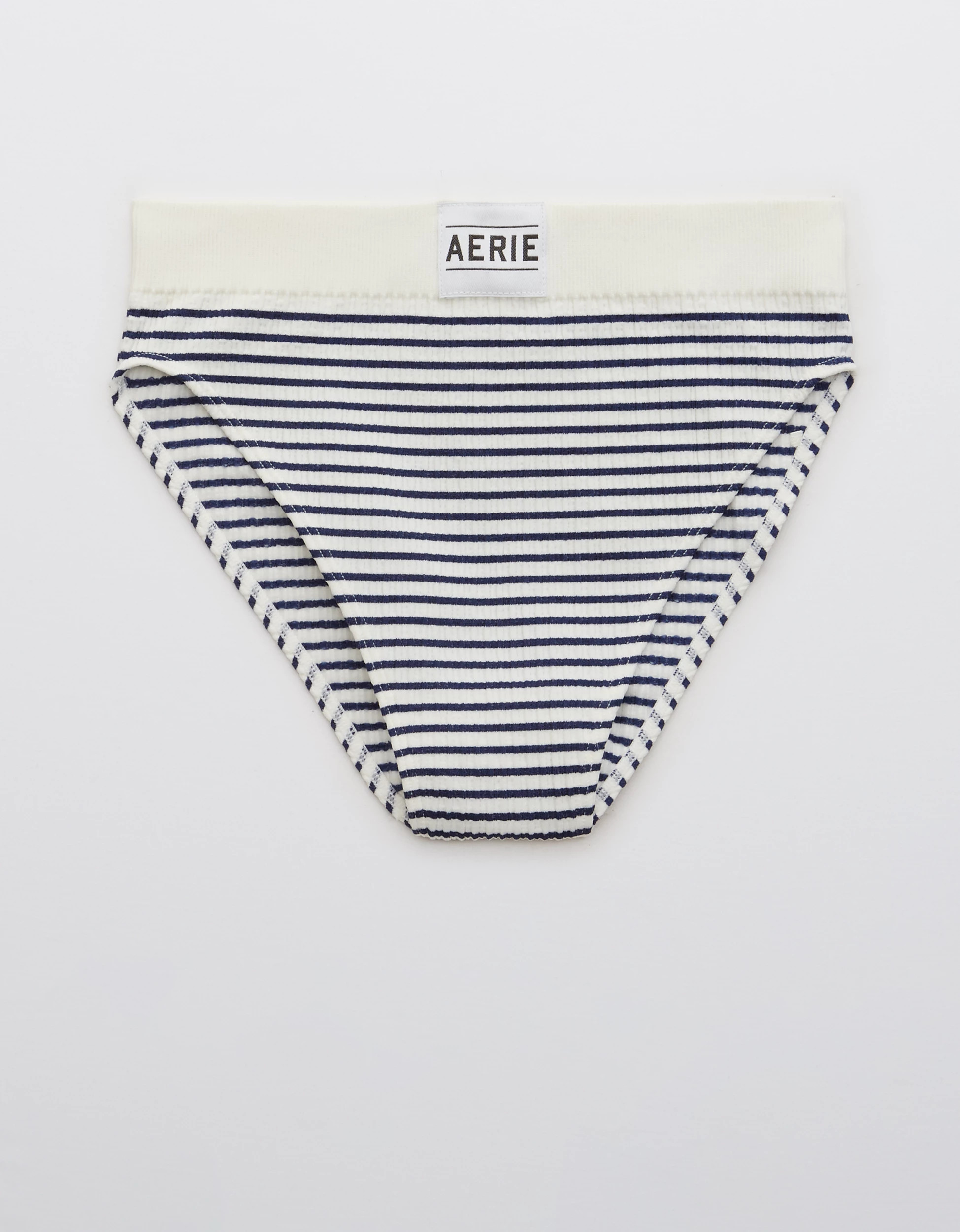 Aerie Seamless Logo High Waisted Mom Underwear | American Eagle Outfitters (US & CA)
