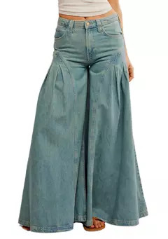 Free People We the Free Pandora Wide Leg Jeans | Belk