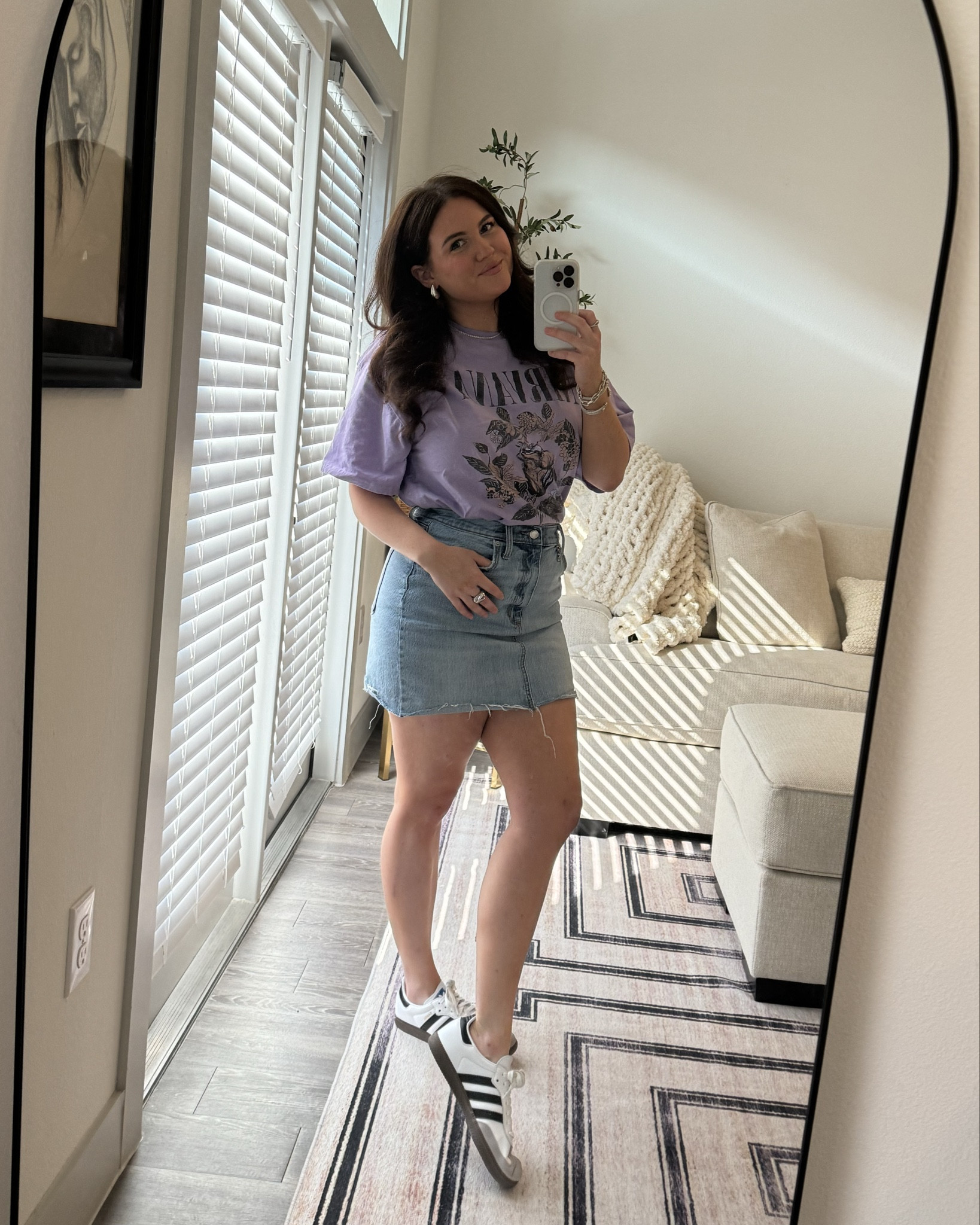 Nirvana shirt is new but sold out so quickly. I linked some other Nirvana shirts under similar products that give the same vibe. 

Denim shirt, nirvana tee, adidas Sambas, David Yurman jewelry, silver earrings 

Spring outfit 
#LTKfindsunder100 #LTKshoecrush

#LTKStyleTip #LTKFestival #LTKFindsUnder50