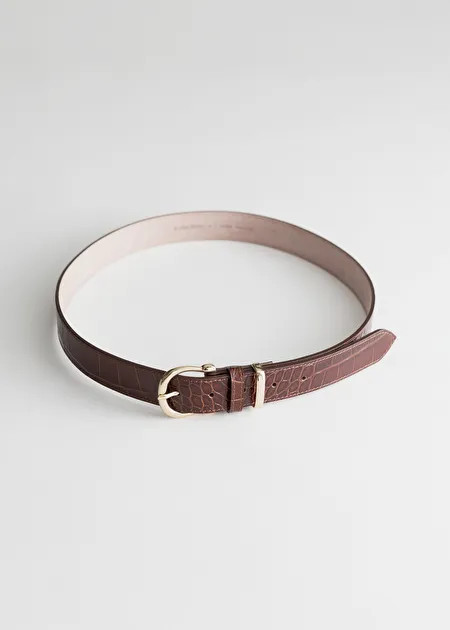 Croco Leather Belt | & Other Stories (EU + UK)