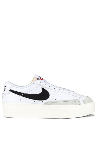 Blazer Low Platform Sneaker in White, Black Sail, & Team Orange | Revolve Clothing (Global)