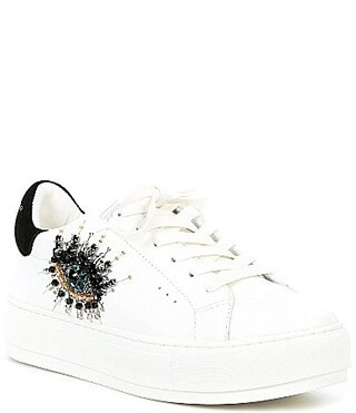 Kurt Geiger London Laney Leather Embellished Eye Family Matching Platform Sneakers - 41(10) | Dillard's