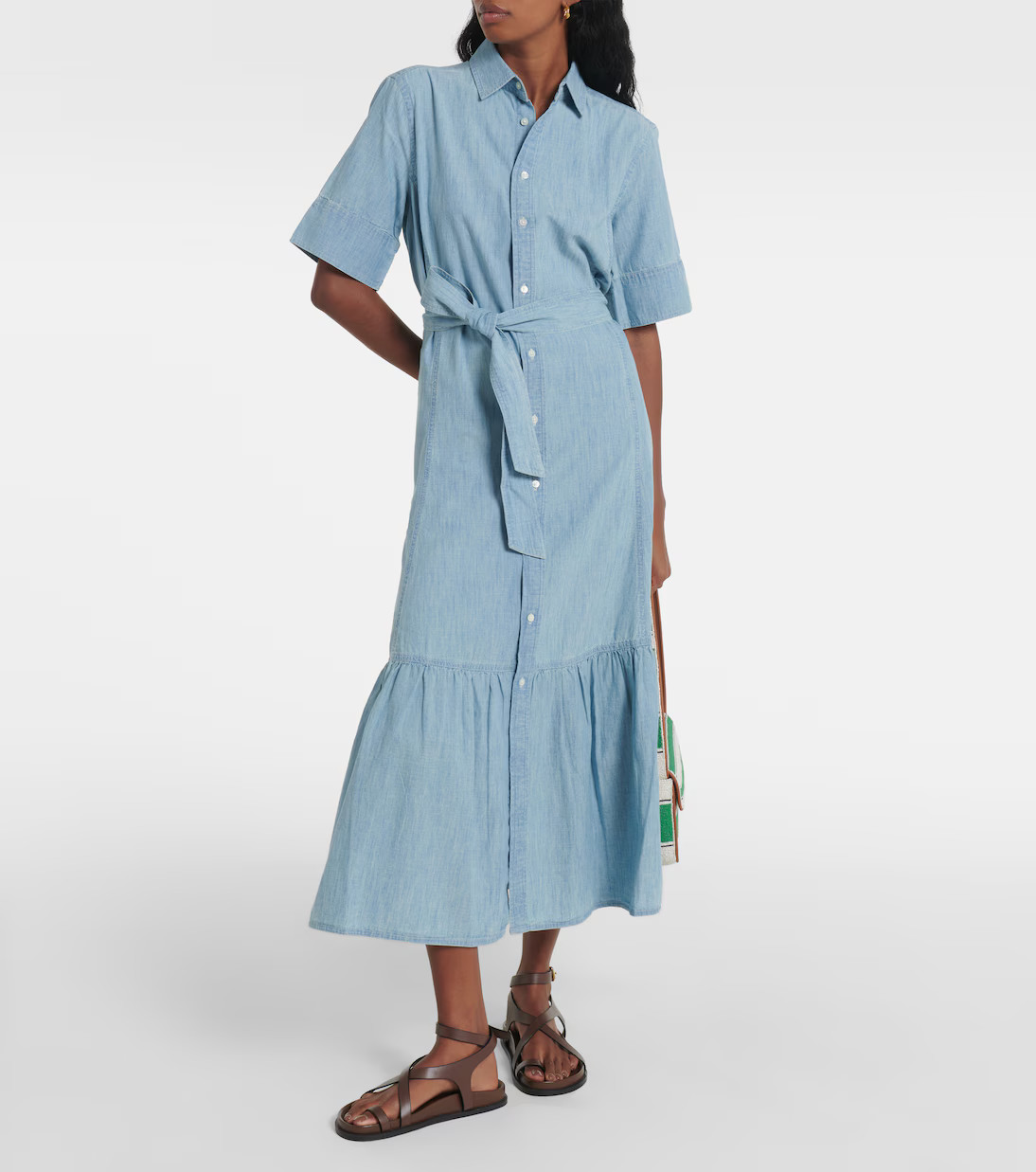 Cotton chambray shirt dress | Mytheresa (US/CA)