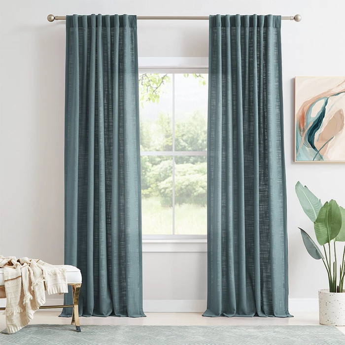 Linen Blend Curtains | Curtarra