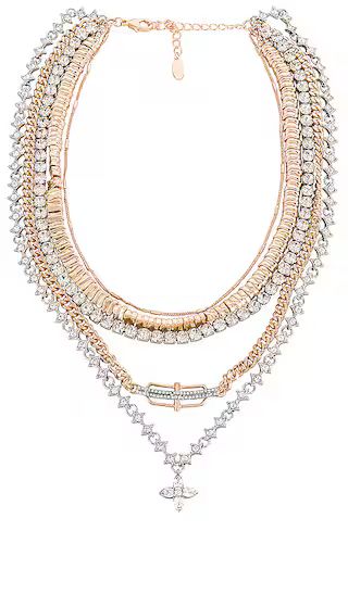 Camilla Layered Necklace in Two Tone | Revolve Clothing (Global)