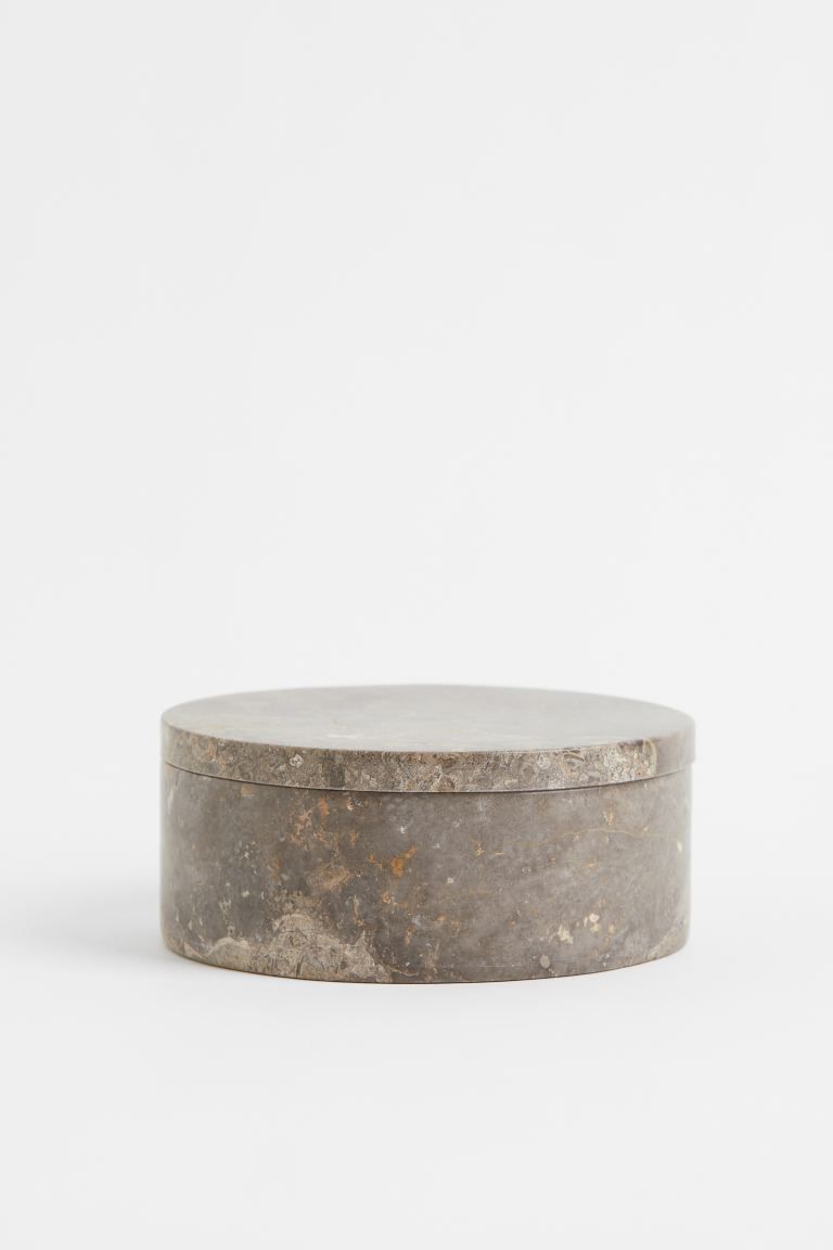 Large Marble Box - Gray/marble-patterned - Home All | H&M US | H&M (US + CA)