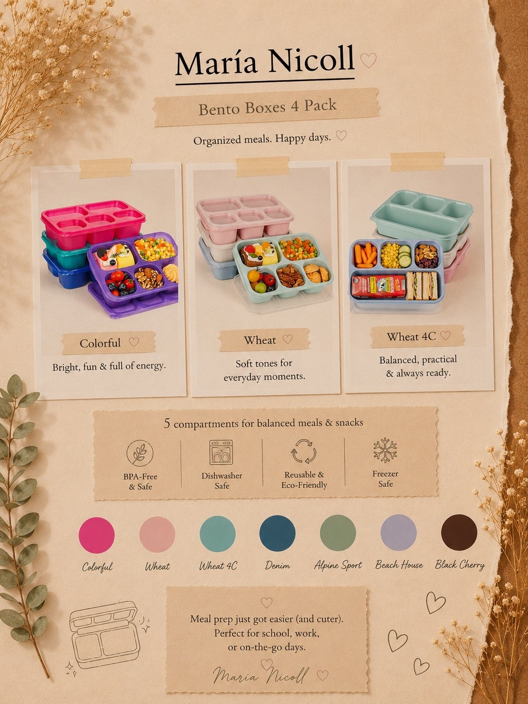 Lunch prep made simple ✨🍱

These reusable bento boxes make packing balanced lunches easier, cuter, and more organized for school, work, or on-the-go days. 💕 Perfect compartments for snacks, fruits, sandwiches, and meal prep favorites.

#BentoBox #LunchIdeas #BackToSchool #MealPrep #SchoolLunch #MomFinds #AmazonFinds #LunchboxIdeas #OrganizationHacks #BackToSchoolEssentials

#LTKHome #LTKmomlife #LTKSaleAlert