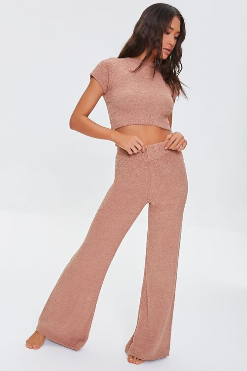 Fuzzy Flare Lounge Pants | Forever 21 (US)