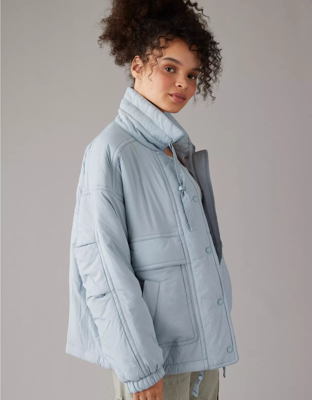 AE Lightweight Padded Puffer Jacket | American Eagle Outfitters (US & CA)
