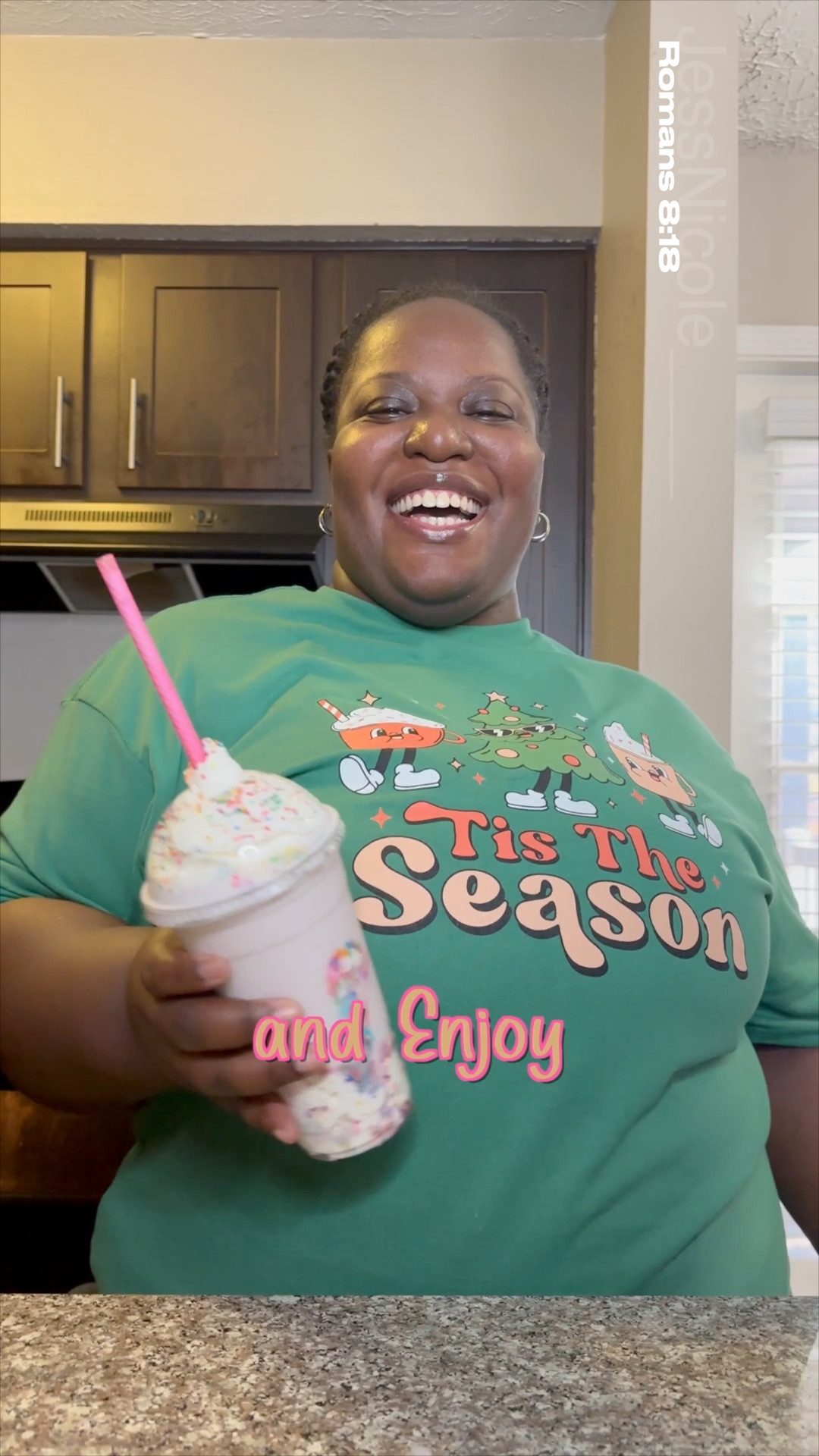 Sugar Cookie Frappuccino 🎄✨ | Holiday Starbucks-Inspired Frappuccino at Home

This Sugar Cookie Frappuccino 🎄✨ is the ultimate holiday dessert drink, made creamy, festive, and full of cozy sugar-cookie flavor. Using Torani Vanilla Bean Syrup and Torani Shortbread Syrup, this blended frappuccino tastes just like Christmas in a cup.

Perfect for holiday mornings, cozy nights, or Starbucks-inspired drinks at home, this recipe blends milk, ice, a touch of xanthan gum for that thick café texture, and finishes with whipped cream and plenty of sprinkles—don’t be stingy 😁.

If you love copycat Starbucks drinks, holiday frappuccinos, cozy winter beverages, and festive drink recipes, this one is a must-try. Great for holiday hosting, content inspiration, or brand collaborations.

#StarbucksInspired #CopycatStarbucks #BlendedDrinks #FrappuccinoRecipe
#CoffeeTok #DrinkTok #BaristaAtHome #HolidayContent #FestiveVibes #CozyDrinks #WinterDrinks
#FoodAndDrinkCreator #DrinkContentCreator

#LTKHome #LTKHoliday #LTKfoodie