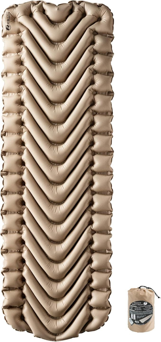 Klymit Static V Inflatable Sleeping Pad for Camping, Lightweight Hiking and Backpacking Air Bed | Amazon (US)