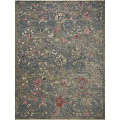 Jordie Power Loom Green/Blue Rug World Menagerie Rug Size: Rectangle 2'7" x 4' | Wayfair North America